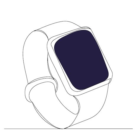 smart watch drawing